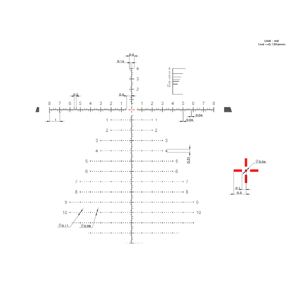 Оптический прицел Mewlite 3-18x50 FFP 34мм IR / 61002