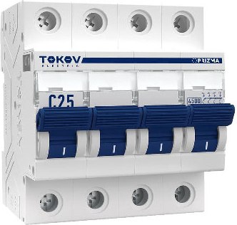 

Выключатель автоматический, 4П 25А 4.5кА / TKE-PZ45-MCBI-4-25-C