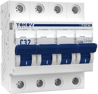 

Выключатель автоматический, 4П 32А 4.5кА / TKE-PZ45-MCBI-4-32-C