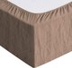 Простыня Бояртекс Мятка 90x200x30 (17-1418 мокко) - 
