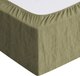 Простыня Бояртекс Мятка 90x200x30 (17-0627 олива) - 