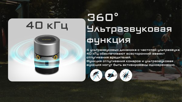 Ультразвуковой отпугиватель Nitecore EMR30