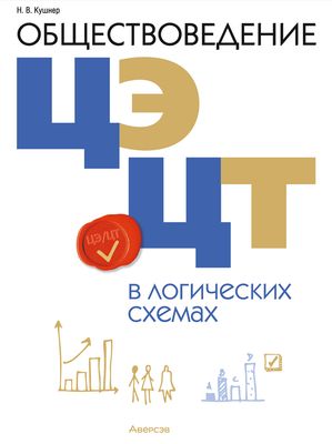 Учебное пособие Аверсэв Обществоведение в логических схемах. ЦЭ/ЦТ. 2024, мягкая обложка (Кушнер Надежда)