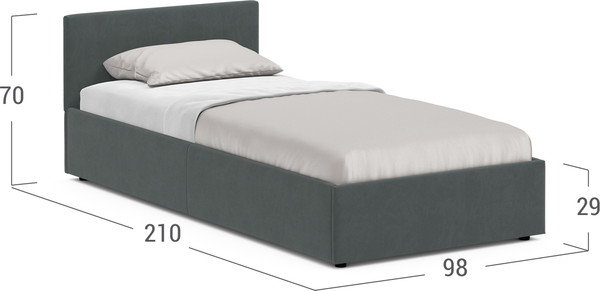 Изображение товара Односпальная кровать Moon Family 1250 / MF006038