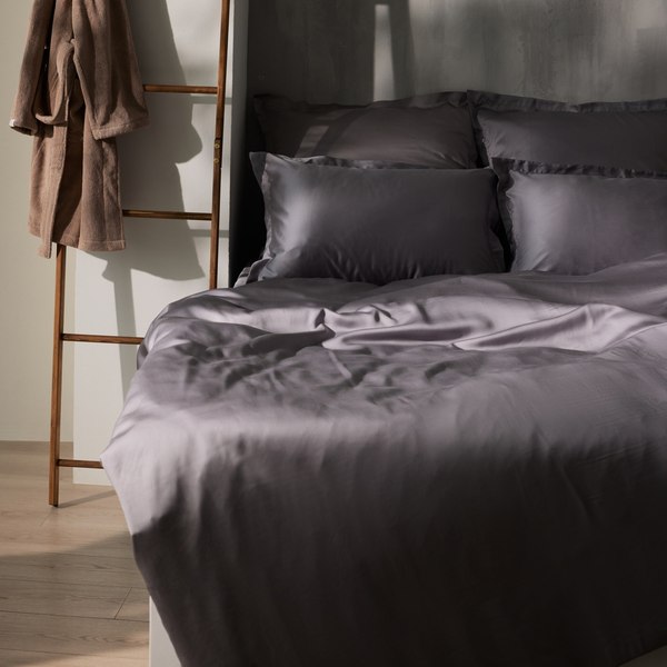Пододеяльник Sima-Land Home Tencel 200x220 / 10285288 (серый)