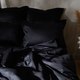 Наволочка Sima-Land Home Tencel 70x70 / 10285386 (черный) - 
