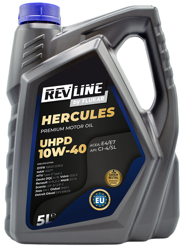 Моторное масло Revline Hercules UHPD 10W40 / RUHPD105 (5л)