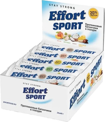 

Набор протеиновых батончиков, Protein Sport Микс кокос/фисташка/лимонный пирог/персик