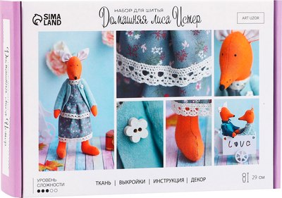 

Набор для шитья, Мягкая игрушка. Домашняя лиса Истер / 2564780