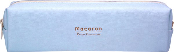 Пенал Deli Macaron / Z86802BLUE (голубой)