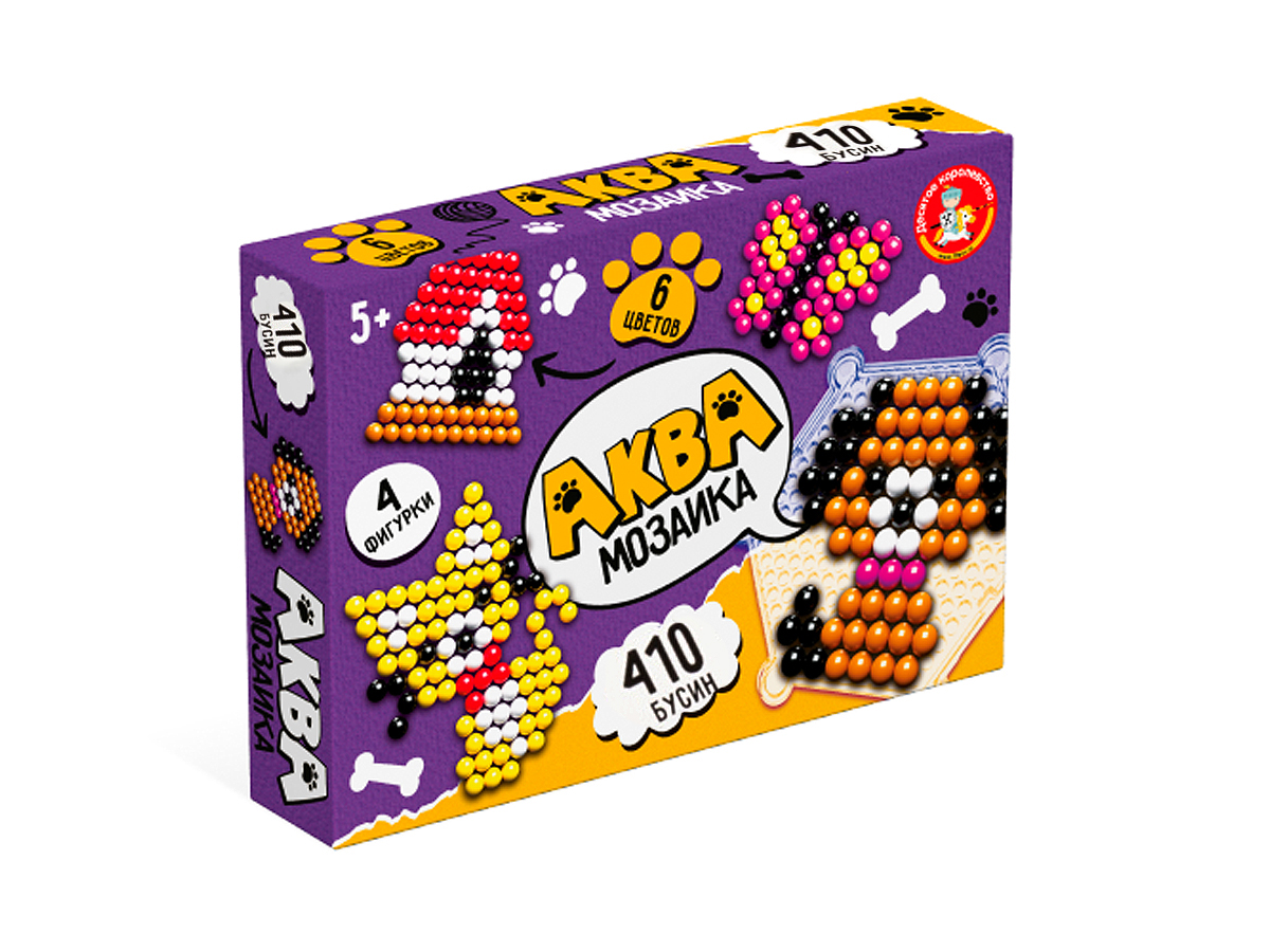 Развивающая игра Десятое королевство Аквамозаика. Деревня / 05552