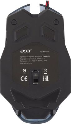 Мышь Acer OMW125 / ZL.MCEEE.00Z (черный)