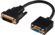 Кабель/переходник Buro DVI-D (m) VGA (f) / BU-DVI-VGA (0.23м, черный) - 