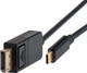 Миниатюра изображения товара Кабель Buro USB Type-C (m) DisplayPort (m) ver1.4 / BU-TYPEC-DP-1.5M (1.5м, черный)