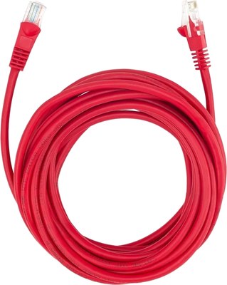 Кабель Buro UTP 4 пары Cat5E CCA Molded RJ-45 (m)-RJ-45 m (5м, красный) - 
