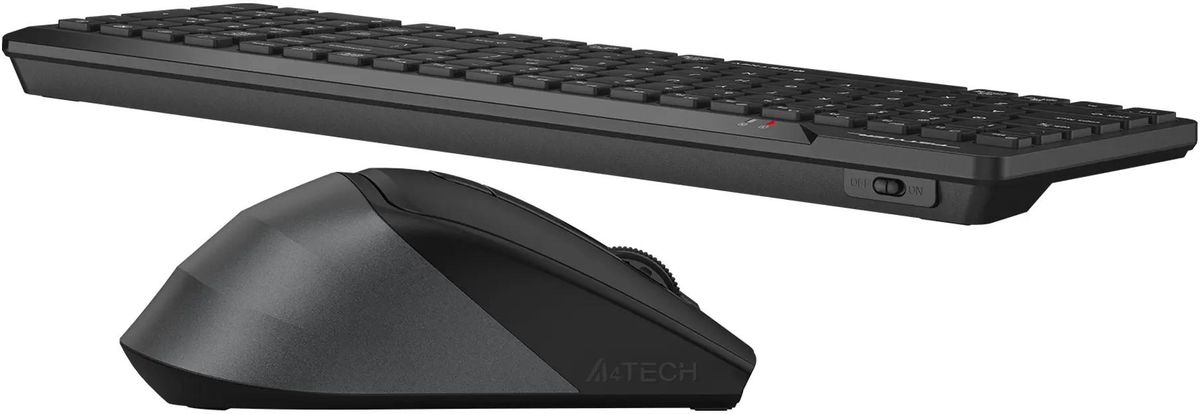 Комплект клавиатура и мышь A4Tech Fstyler FG2400 Air2 (черный) — фото 2