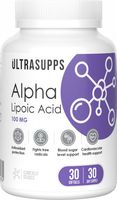 Жирные кислоты Ultrasupps Альфа-липоевая кислота (30 капсул) - 