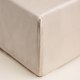Простыня Sima-Land Home Tencel на резинке 160x200 / 10285309 (бежевый) - 
