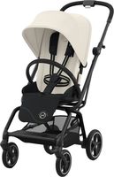 Детская прогулочная коляска Cybex Eezy S Twist + 2 BLK с бампером (Canvas White) - 