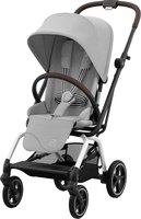 Детская прогулочная коляска Cybex Eezy S Twist + 2 SLV с дождевиком и бампером (Fog Grey) - 