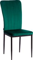 Стул Tetchair Verter 41x52x95 металл/флок (зеленый HLR56/черный) - 