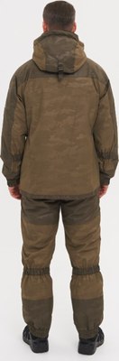 Костюм для охоты и рыбалки Huntsman  Горка Люкс -10°C Хаки Breathable Camo ( р.52-54/182-188)