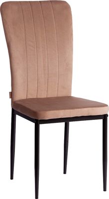 Стул Tetchair Verter 41x52x95 металл/флок (бежевый HLR8/черный)