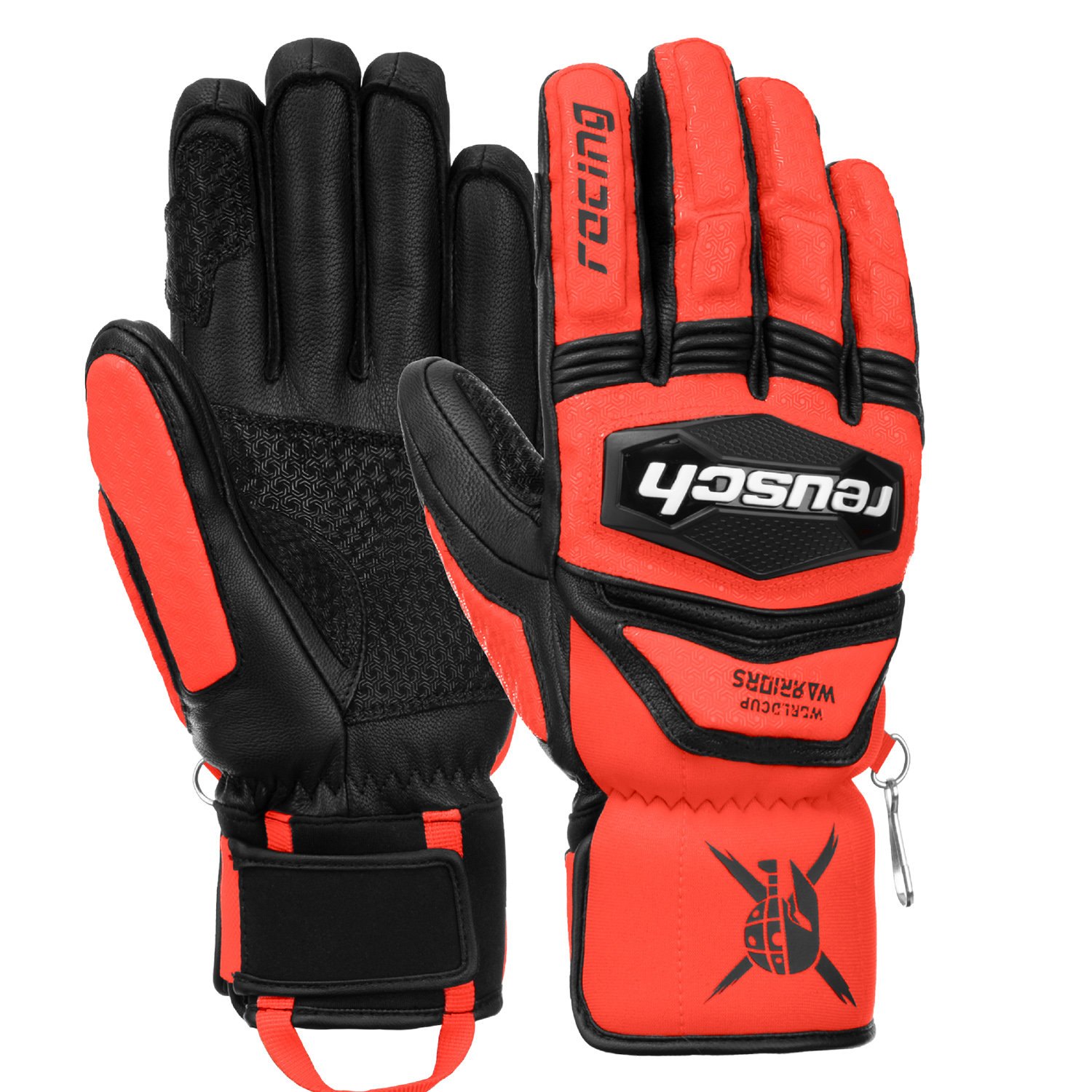 Перчатки лыжные Reusch Worldcup Warrior Sc / 6211115-7809 (р-р 10, Black/Fluo Red) — фото 3