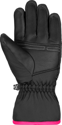 Перчатки лыжные Reusch Alan Junior / 6361115-7720 (р-р 4.5, Black/Pink Glo)