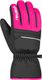 Перчатки лыжные Reusch Alan Junior / 6361115-7720 (р-р 4.5, Black/Pink Glo) - 