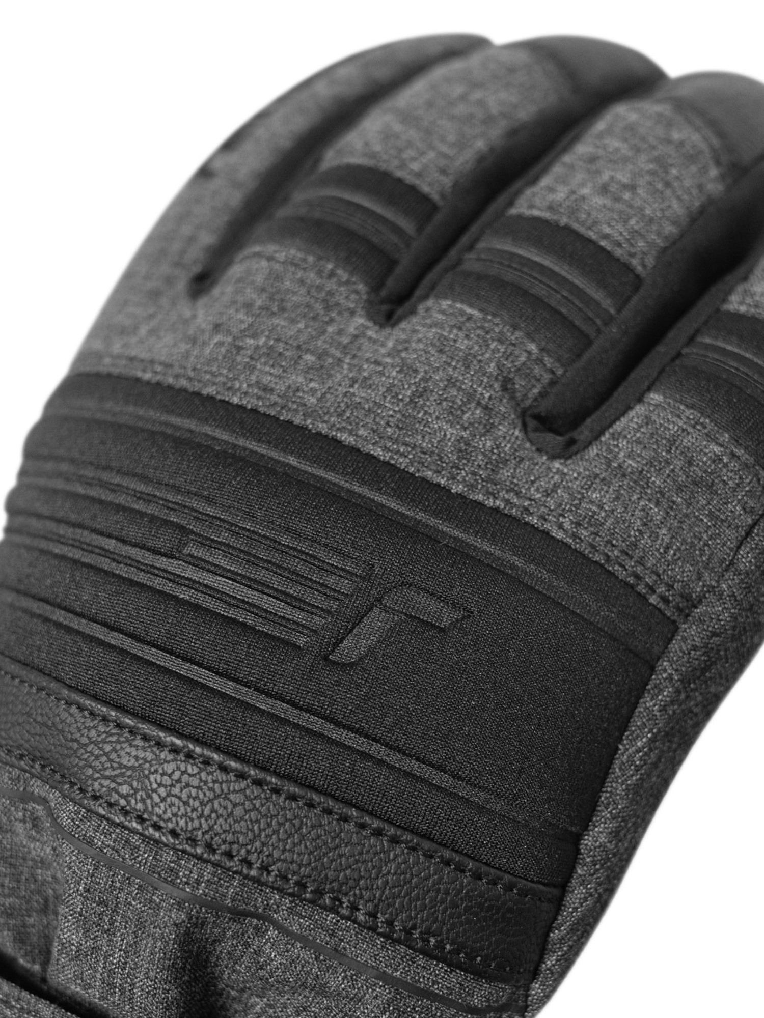 Перчатки лыжные Reusch Conan R-Tex Xt / 6401235-7015 (р-р 9.5, Black Melange/Black) — фото 6