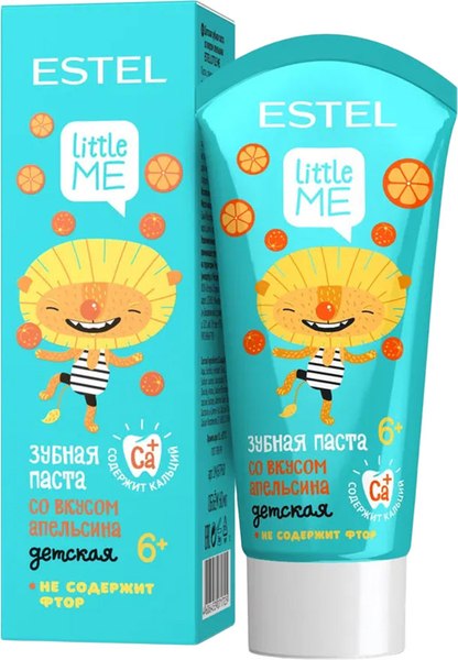 Зубная паста Estel Little Me со вкусом апельсина (60мл)