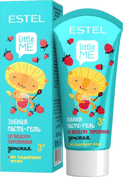 Зубная паста Estel Little Me со вкусом земляники (60мл)