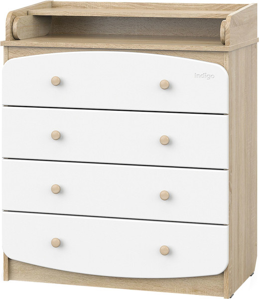 Комод пеленальный INDIGO Classic 800/4 c откидным пеленальным столиком