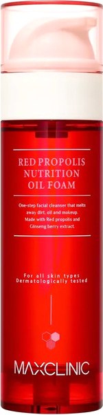 Гидрофильное масло Maxclinic Red Propolis Nutrition Oil Foam