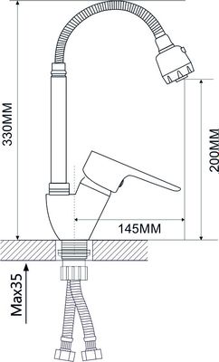 Смеситель No Brand NNF-0032