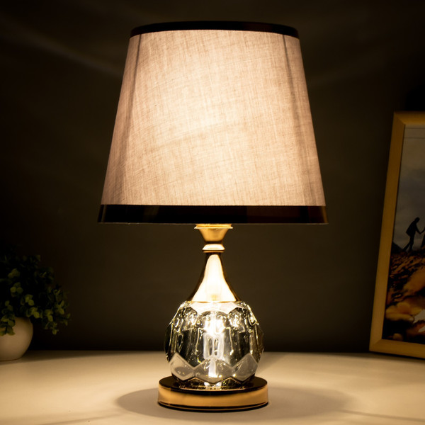 Изображение товара Прикроватная лампа Risalux Кабошен 9410891 (золото/хром)