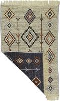 Ковер ТерраТекстиль Kilim Gold 80x150 / 58134 (бежевый/серый) - 