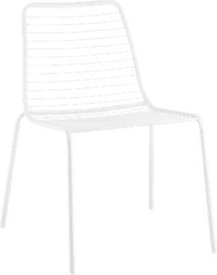 Стул садовый Stool Group Дели / LV-106-9016 (металл белый) - 
