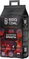 Угольные брикеты Briq Coal Древесноугольные (2.5кг) - 