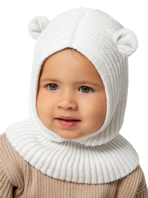 Шапочка для малышей Amarobaby Pure Love Snug / AB-OD24-PLS16/33-46 (молочный, р.46-48) -