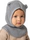 Шапочка для малышей Amarobaby Pure Love Snug / AB-OD24-PLS16/11-44 (серый, р.44-46) - 