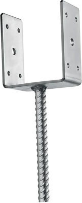 Основание для столба HartFix U 140x325x120 / 3407.04060.00 - 