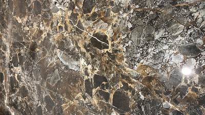 Плитка Farro Ceramics Sandalo Black High Glossy (600x1200) - 