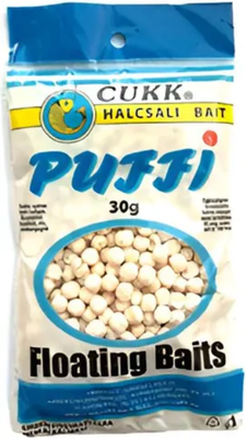 Насадка рыболовная CUKK Puffi Mini в Сахаре 4-6мм (30г, белый) -