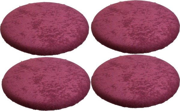 Комплект подушек на стул MATEX Velours / 46-387 (сливовый)