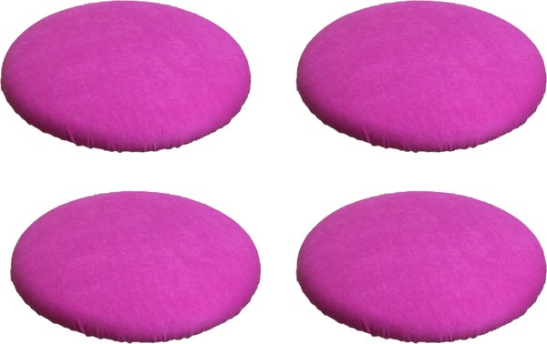Комплект подушек на стул MATEX Velours / 46-431 (фуксия)