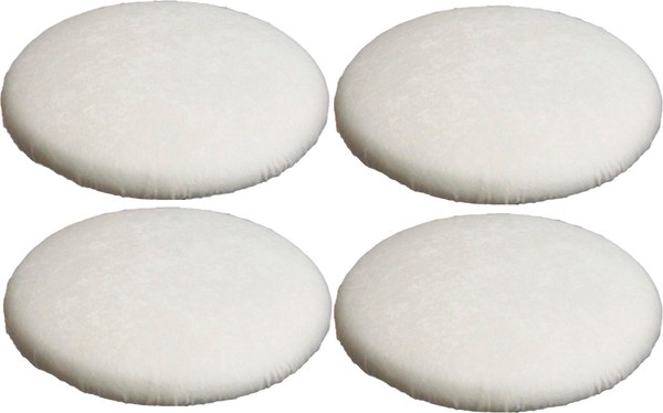 Комплект подушек на стул MATEX Velours / 46-509 (молочный)