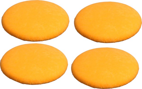 Комплект подушек на стул MATEX Velours / 46-547 (абрикосовый)