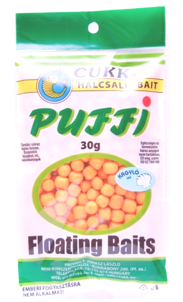 Изображение товара Насадка рыболовная CUKK Puffi Mini 4-6мм Ракушка (30г, оранжевый)